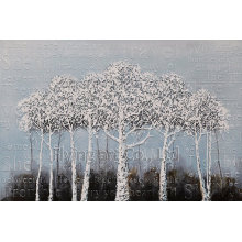 Impressionism Aluminum Base Acrylic Reproduction Oil Painting for Trees